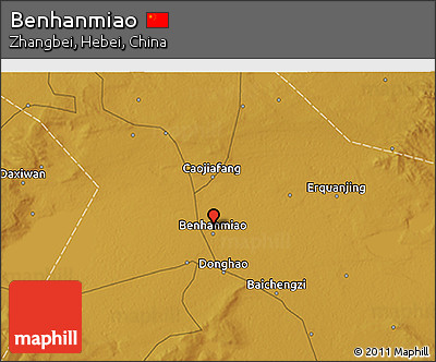 Physical 3D Map of Benhanmiao