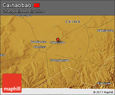 Physical 3D Map of Cainaobao