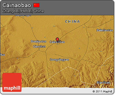 Physical 3D Map of Cainaobao