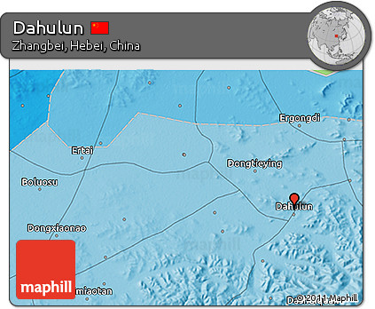 Political 3D Map of Dahulun