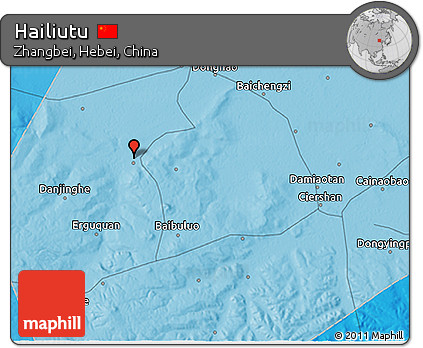 Political 3D Map of Hailiutu