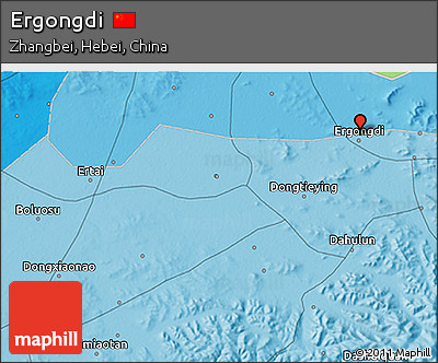 Political 3D Map of Ergongdi