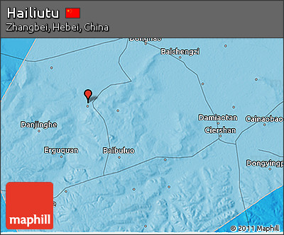 Political 3D Map of Hailiutu
