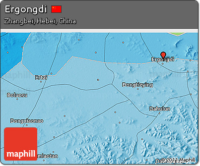 Political 3D Map of Ergongdi