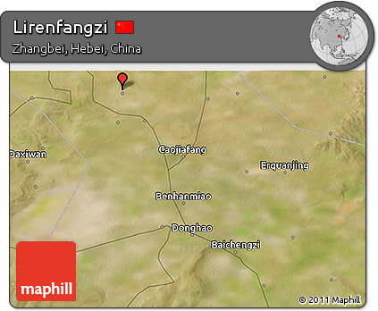 Satellite 3D Map of Lirenfangzi