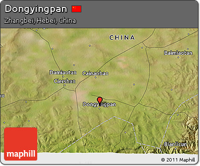 Satellite 3D Map of Dongyingpan