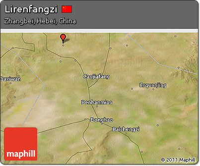 Satellite 3D Map of Lirenfangzi