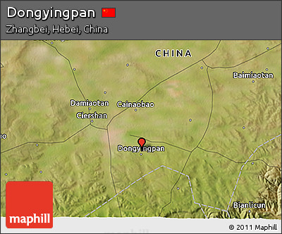 Satellite 3D Map of Dongyingpan
