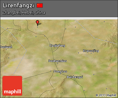 Satellite 3D Map of Lirenfangzi