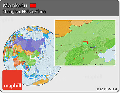 Political Location Map of Manketu