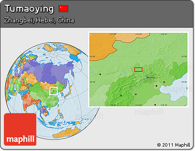 Political Location Map of Tumaoying