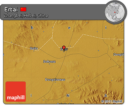 Physical Map of Ertai