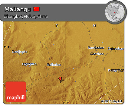 Physical Map of Malianqu