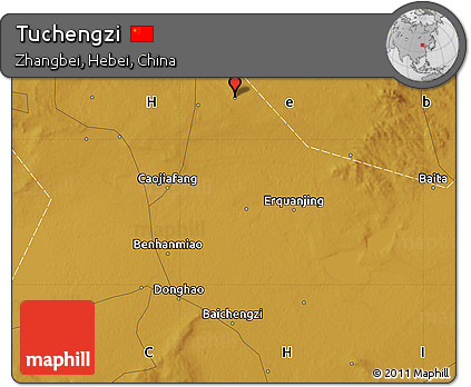 Physical Map of Tuchengzi