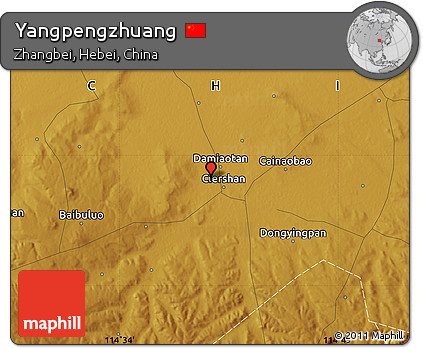 Physical Map of Yangpengzhuang