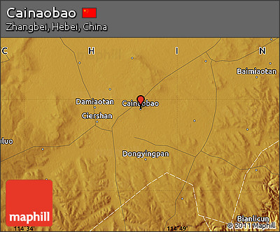 Physical Map of Cainaobao