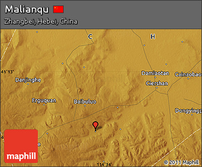 Physical Map of Malianqu