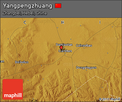 Physical Map of Yangpengzhuang