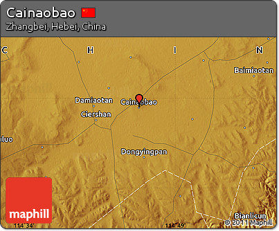 Physical Map of Cainaobao