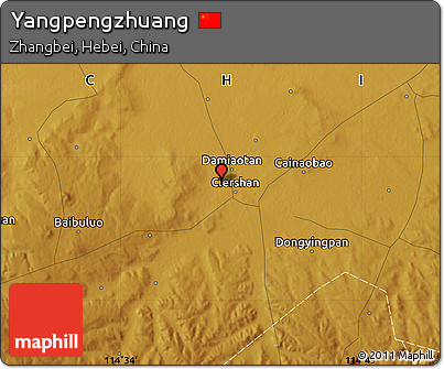 Physical Map of Yangpengzhuang