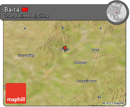 Satellite Map of Baita