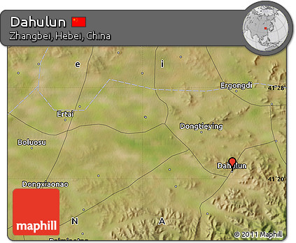 Satellite Map of Dahulun
