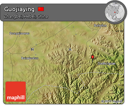 Satellite Map of Guojiaying