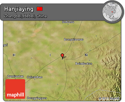 Satellite Map of Hanjiaying