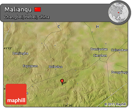 Satellite Map of Malianqu