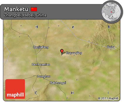 Satellite Map of Manketu