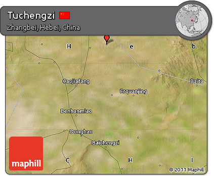 Satellite Map of Tuchengzi