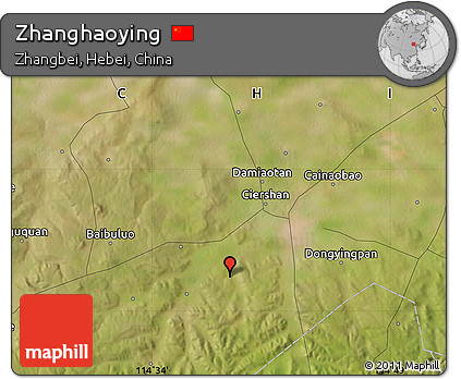 Satellite Map of Zhanghaoying
