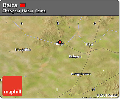 Satellite Map of Baita