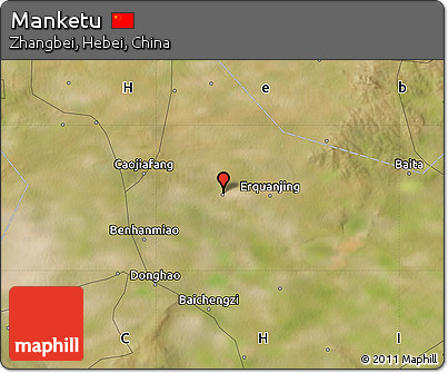 Satellite Map of Manketu