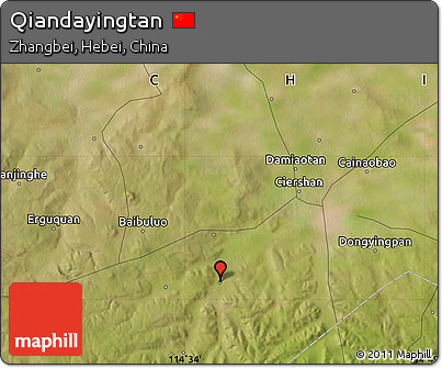 Satellite Map of Qiandayingtan