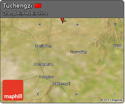 Satellite Map of Tuchengzi