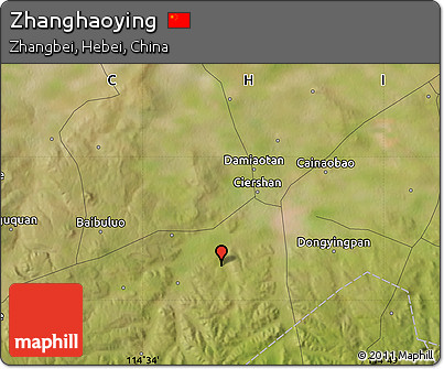Satellite Map of Zhanghaoying