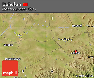 Satellite Map of Dahulun