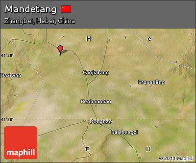 Satellite Map of Mandetang