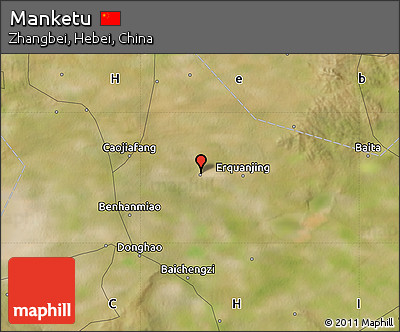 Satellite Map of Manketu