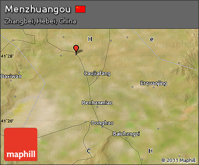 Satellite Map of Menzhuangou