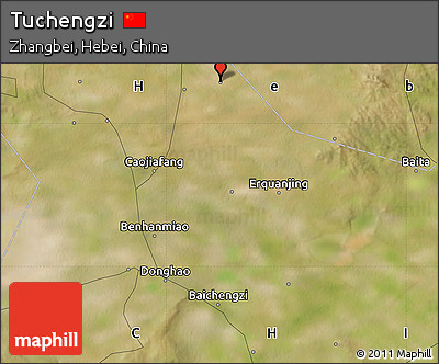 Satellite Map of Tuchengzi