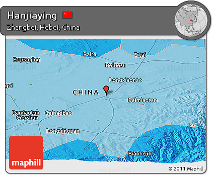 Political Panoramic Map of Hanjiaying