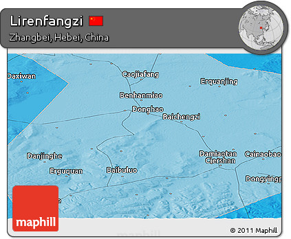 Political Panoramic Map of Lirenfangzi