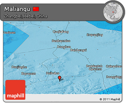Political Panoramic Map of Malianqu