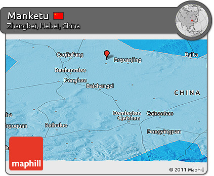 Political Panoramic Map of Manketu