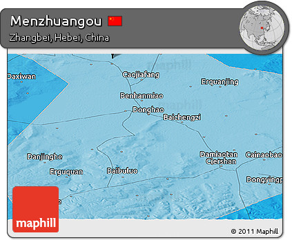Political Panoramic Map of Menzhuangou