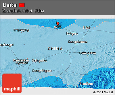 Political Panoramic Map of Baita