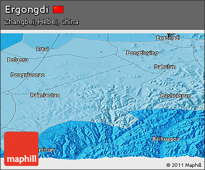 Political Panoramic Map of Ergongdi