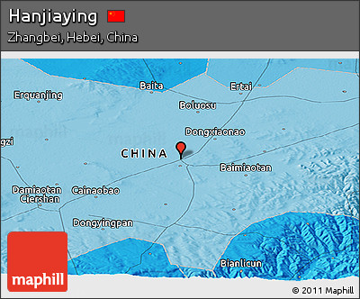 Political Panoramic Map of Hanjiaying